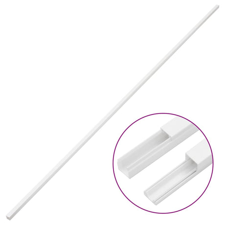 Vidaxxl Kabelkanal 25x16 mm 10 m PVC
