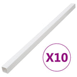 Vidaxxl Kabelkanal 33x33 mm 10 m PVC