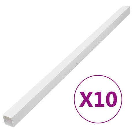 Vidaxxl Kabelkanal 40x25 mm 10 m PVC