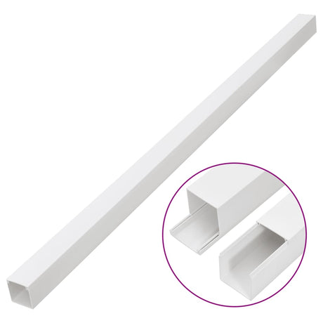 Vidaxxl Kabelkanal 40x25 mm 10 m PVC