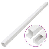Vidaxxl Kabelkanal 60x60 mm 10 m PVC