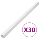 Vidaxl kabelgoot 33x33 mm 30 m pvc