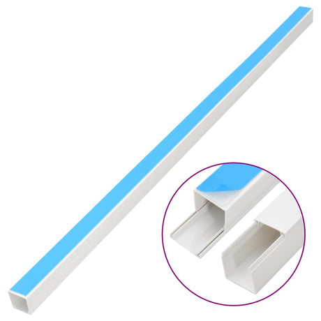 Vidaxxl Kabelkanal selbstklebend 10x10 mm 10 m PVC