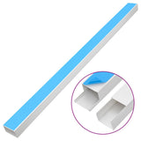 Vidaxxl Kabelkanal selbstklebend 60x60 mm 10 m PVC