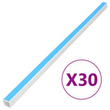 Vidaxl -kabel goot självhäftande 30x15 mm 30 m PVC