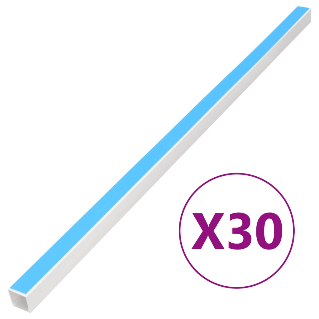 Vidaxxl Kabelkanal selbstklebend 25x25 mm 30 m PVC