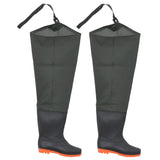 Vidaxl Fisheries Boots Velikost 43 Temno zelena