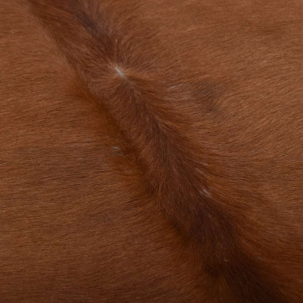Vidaxl vloerkleed 180x220 cm echte koeienhuid bruin en wit