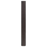 Vidaxl vloerkleed rechthoekig 60x100 cm bamboe donkerbruin