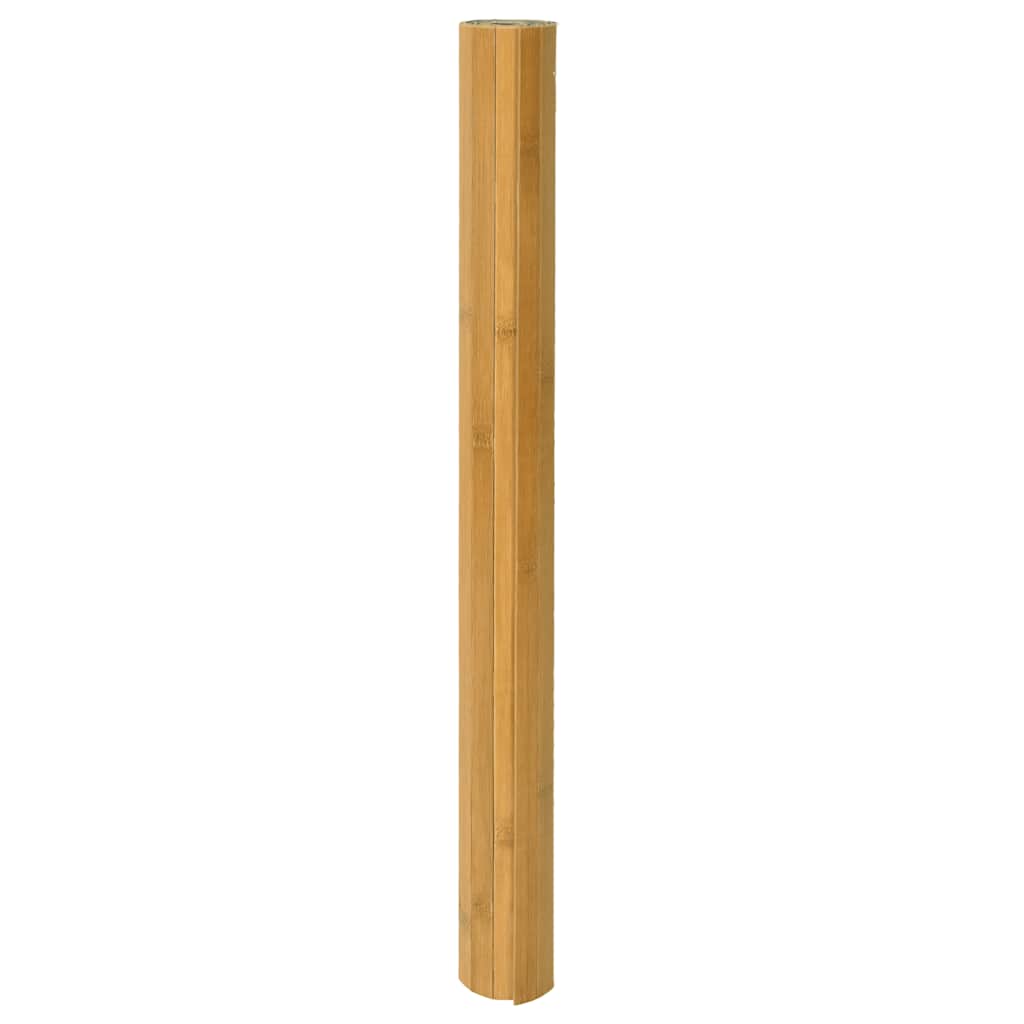 Vidaxl vloerkleed rechthoekig 60x200 cm bamboe naturel