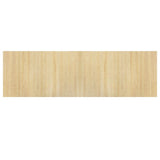 Vidaxl vloerkleed rechthoekig 60x200 cm bamboe lichtnaturel