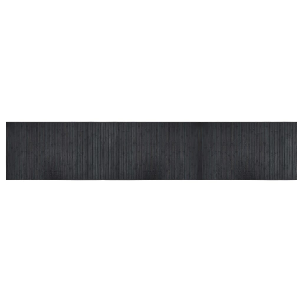 Vidaxl vloerkleed rechthoekig 60x300 cm bamboe grijs
