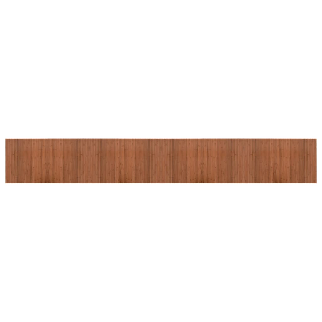 Vidaxl rug rectangular 60x400 cm bamboo brown