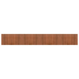 Vidaxl Rug Rectangular 60x400 cm Bamboo Brown