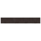 Vidaxx rechteckiger Teppich 60x400 cm Bambus dunkelbraun