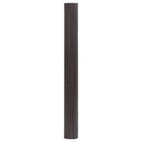 Vidaxx rechteckiger Teppich 60x500 cm Bambus dunkelbraun