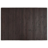 Vidaxl rug rectangular 70x100 cm bamboo dark brown