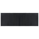 VidaXL Rechteckiger Teppich 70x200 cm Bambus schwarz