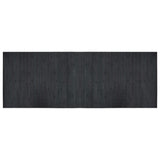 VidaXL Rechteckiger Teppich 70x200 cm Bambusgrau