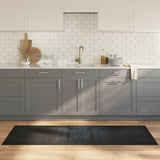 VidaXL Rechteckiger Teppich 70x200 cm Bambusgrau
