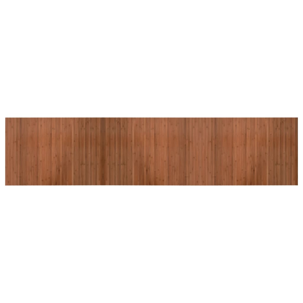 Vidaxl Rug Rectangular 70x300 cm Bamboo Brown