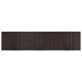 Vidaxx rechteckiger Teppich 70x300 cm Bambus dunkelbraun