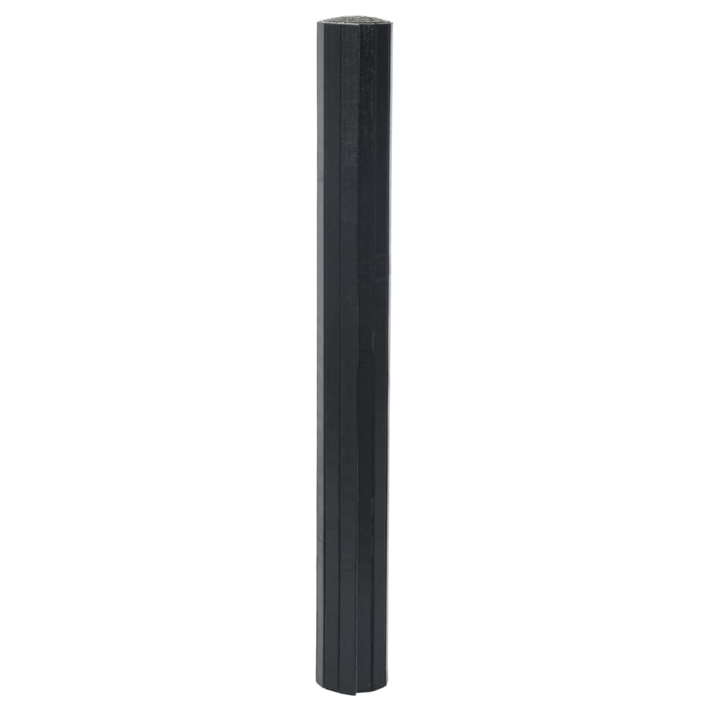 Vidaxx rechteckiger Teppich 70x400 cm Bambus schwarz