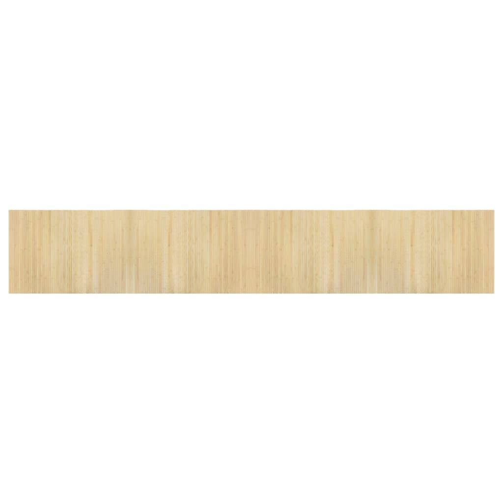 Vidaxl Rug Rectangular 70x400 cm Bamboo Light Natural