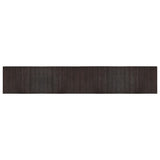Vidaxx rechteckiger Teppich 70x400 cm Bambus dunkelbraun