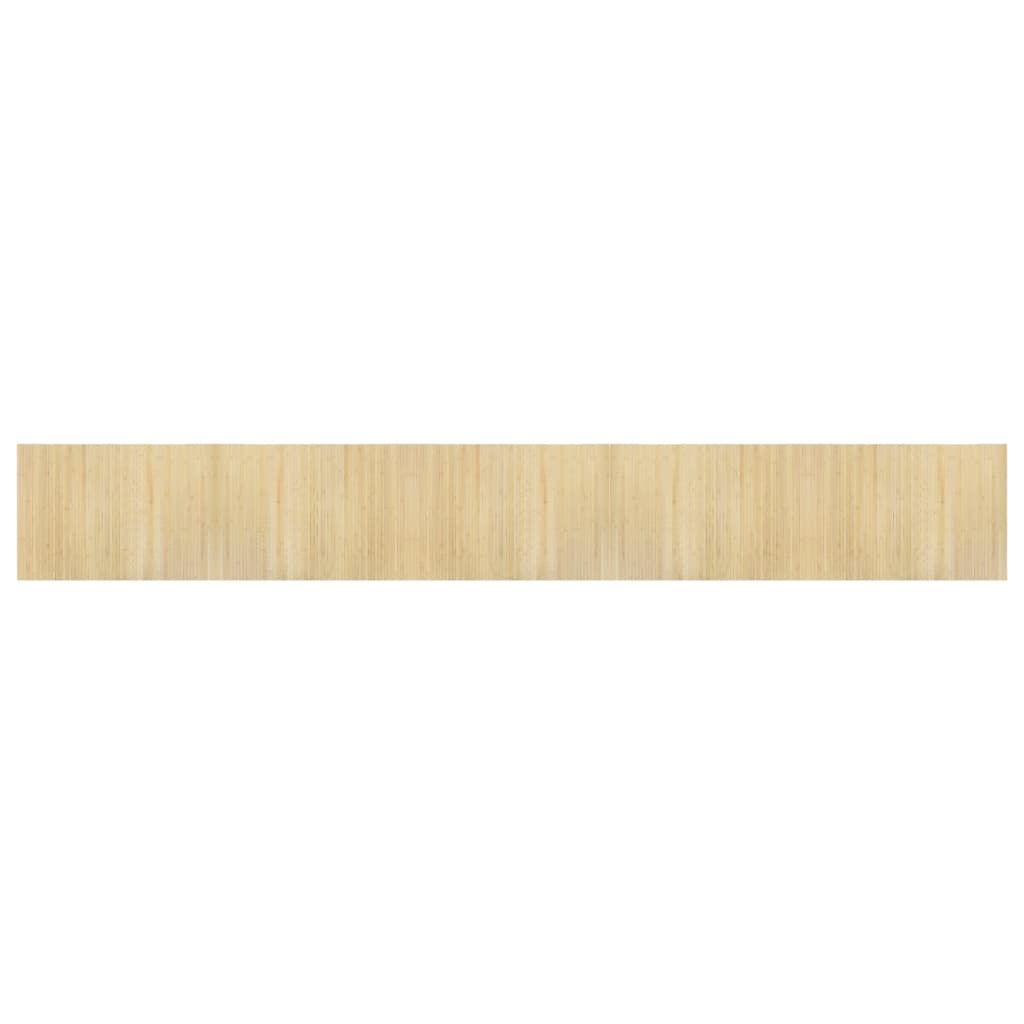 Vidaxl rug rectangular 70x500 cm bamboo light natural