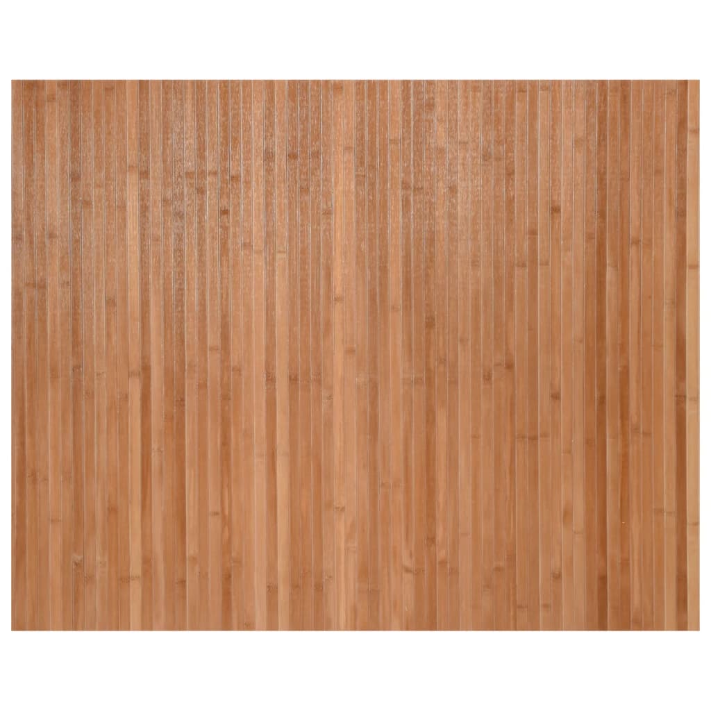 Vidaxl rectangulaire 80x100 cm bambou naturel