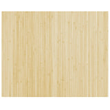 Vidaxx rechteckiger Teppich 80x100 cm Bambus hell natur