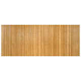 VidaXL Rechteckiger Teppich 80x200 cm Bambus natur