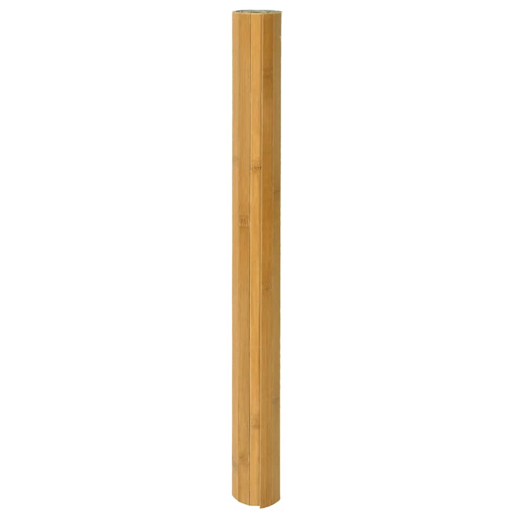 VidaXL Rechteckiger Teppich 80x200 cm Bambus natur