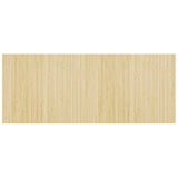 Vidaxl rug rectangular 80x200 cm bamboo light natural