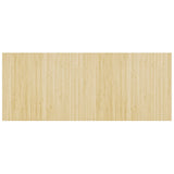 VidaXL Rechteckiger Teppich 80x200 cm Bambus hell natur