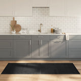 VidaXL Rechteckiger Teppich 80x200 cm Bambusgrau