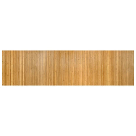 Vidaxx rechteckiger Teppich 80x300 cm Bambus natur
