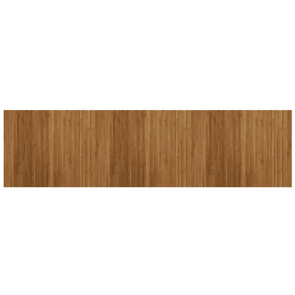 Vidaxx rechteckiger Teppich 80x300 cm Bambusbraun
