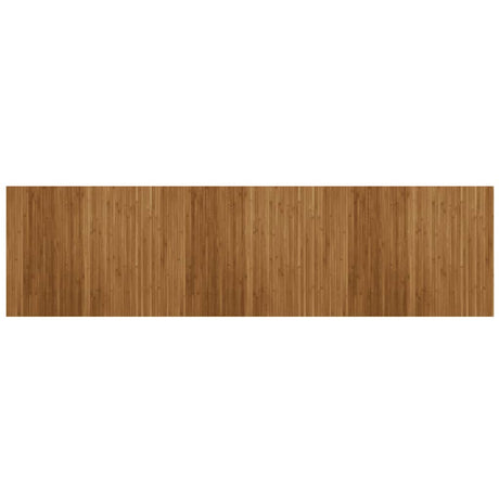 Vidaxx rechteckiger Teppich 80x300 cm Bambusbraun