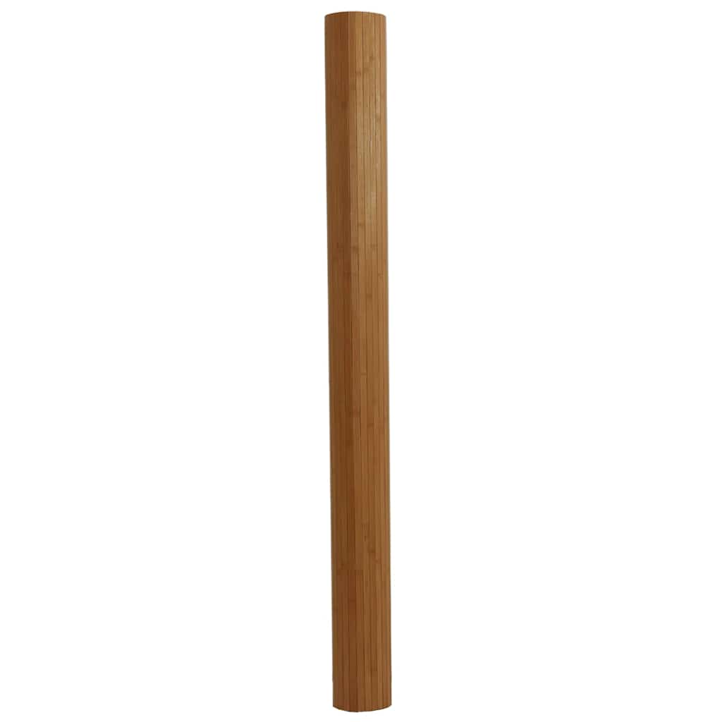 Vidaxx rechteckiger Teppich 80x300 cm Bambusbraun