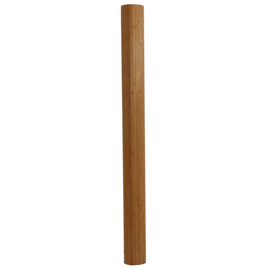 Vidaxx rechteckiger Teppich 80x400 cm Bambusbraun