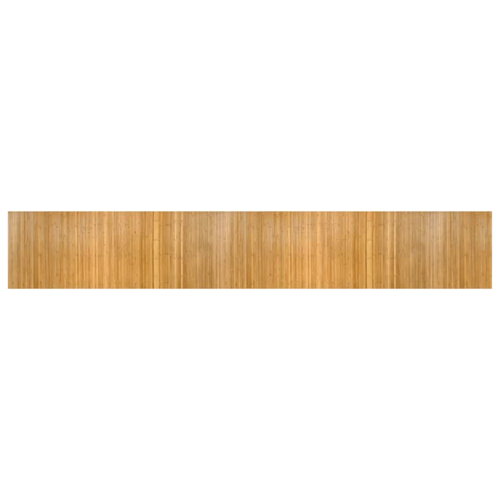 VidaXL Rechteckiger Teppich 80x500 cm Bambus natur