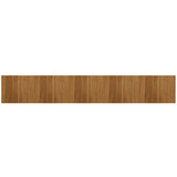 Vidaxx rechteckiger Teppich 80x500 cm Bambusbraun