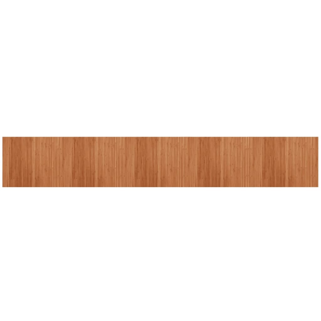 Vidaxl rectangulaire 80x500 cm brun bambou