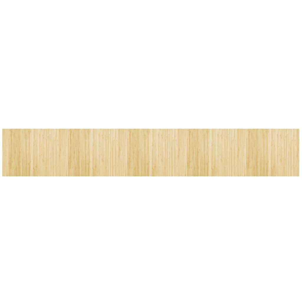 Vidaxl rug rectangular 80x500 cm bamboo light natural