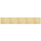 Vidaxl rug rectangular 80x500 cm bamboo light natural