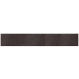 Vidaxl rug rectangular 80x500 cm bamboo dark brown