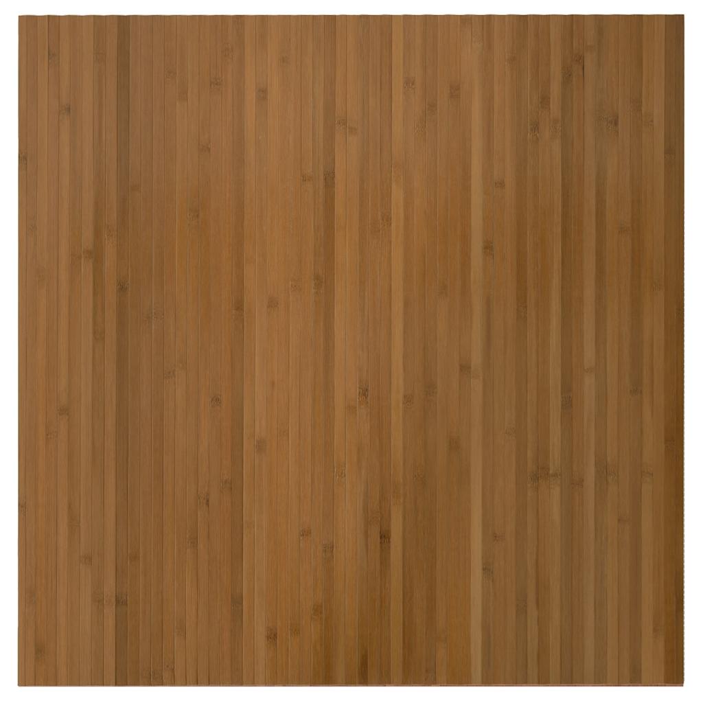 Vidaxx rechteckiger Teppich 100x100 cm Bambusbraun