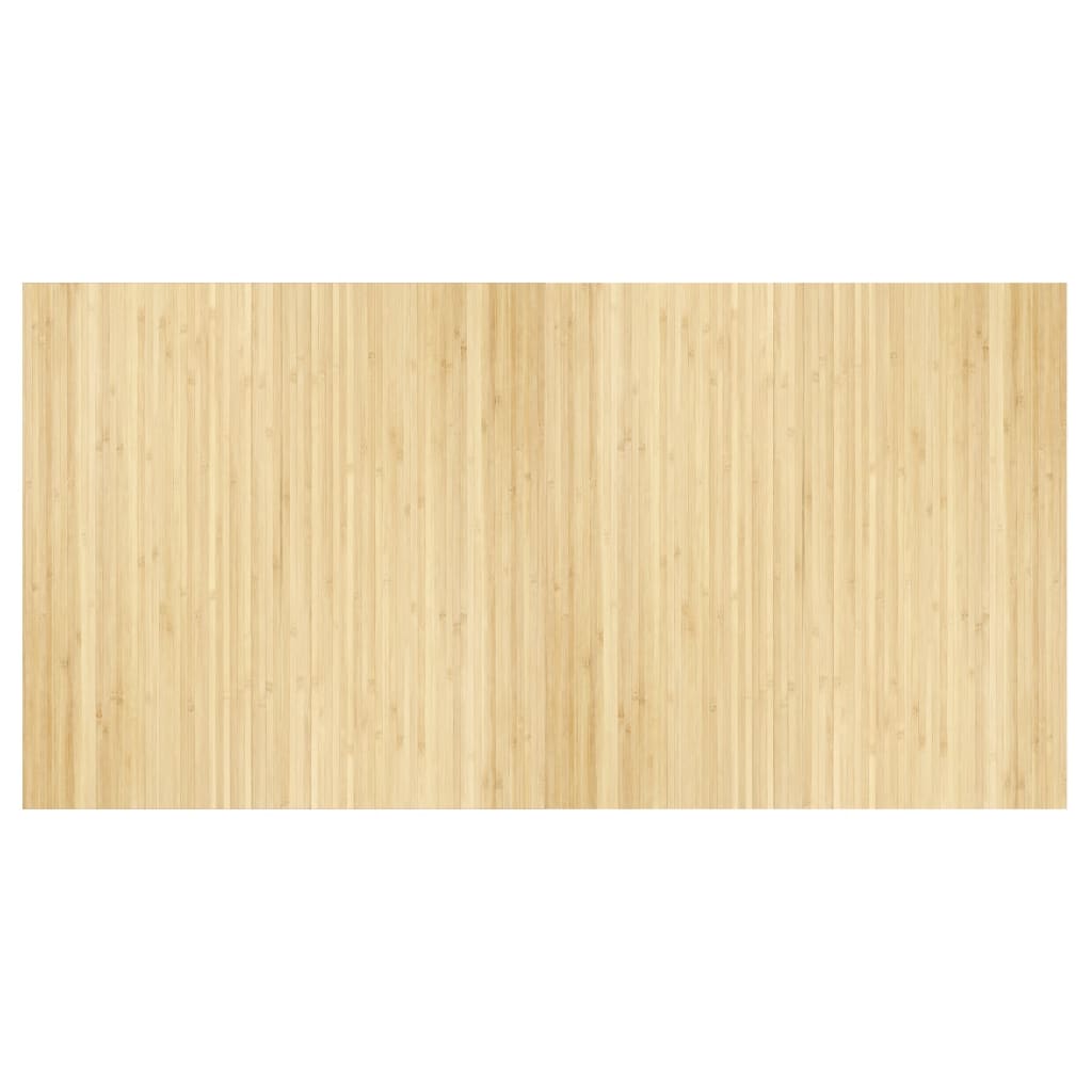 Vidaxl Rug Prostokątny 100x200 cm Bambus Light Natural